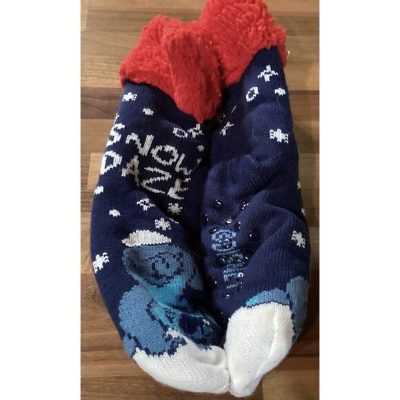 Disney Stitch Sherpa Lined One Size Fits Soft Non-Slip and Stitch Ankle Socks - Picture 6 of 6